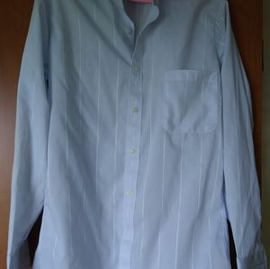 Contemporary Styling by Van Heusan blue mens dress shirt